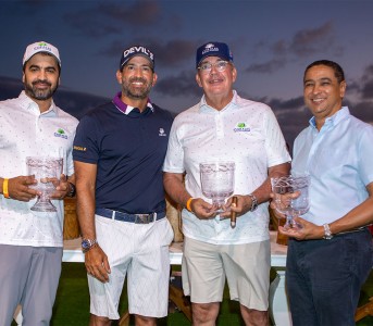 Golfistas profesionales y amateurs compiten en torneo Pro-Am durante 6ta. edición del Corales Championship PGA TOUR 2023
