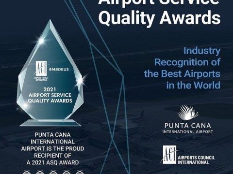 Aeropuerto Internacional de Punta Cana galardonado por 6to. año en ceremonia de premiación del Consejo Internacional de Aeropuertos