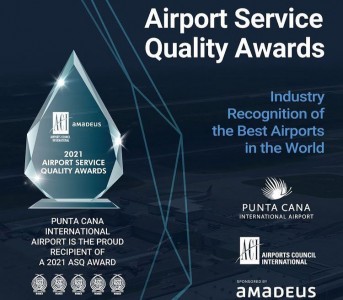 Aeropuerto Internacional de Punta Cana galardonado por 6to. año en ceremonia de premiación del Consejo Internacional de Aeropuertos