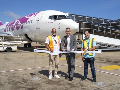 La aerolínea canadiense Swoop aterriza con nueva ruta en el Aeropuerto Internacional de Punta Cana 